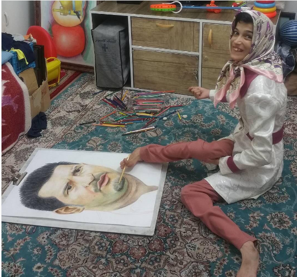 عکس نقاشی دختر خانم