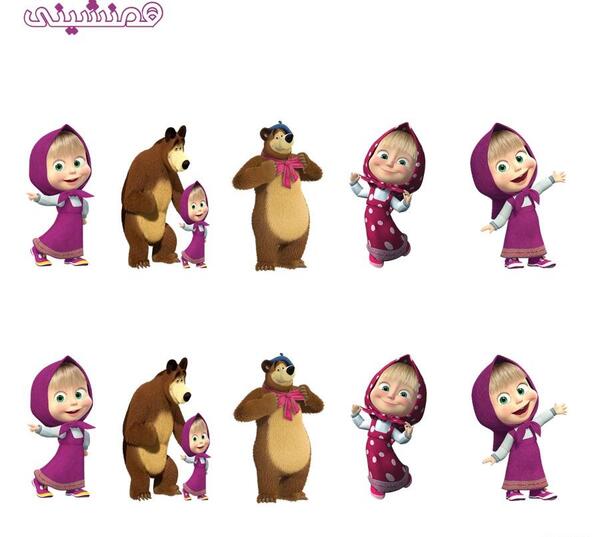 عکس عروسک ماشا و میشا