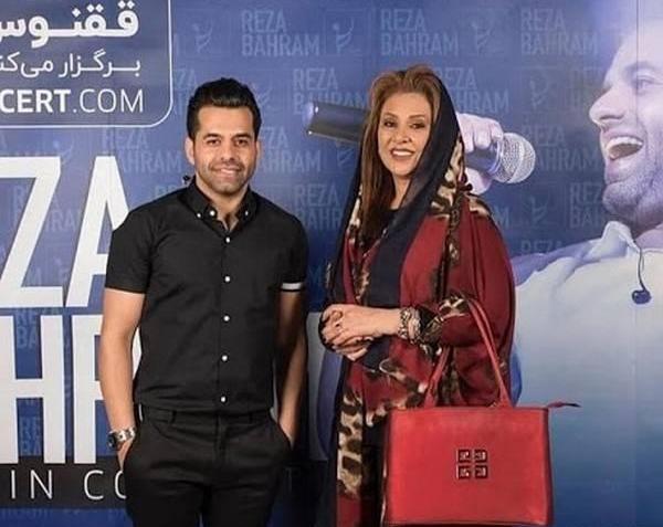 عکس زن رضا بهرام