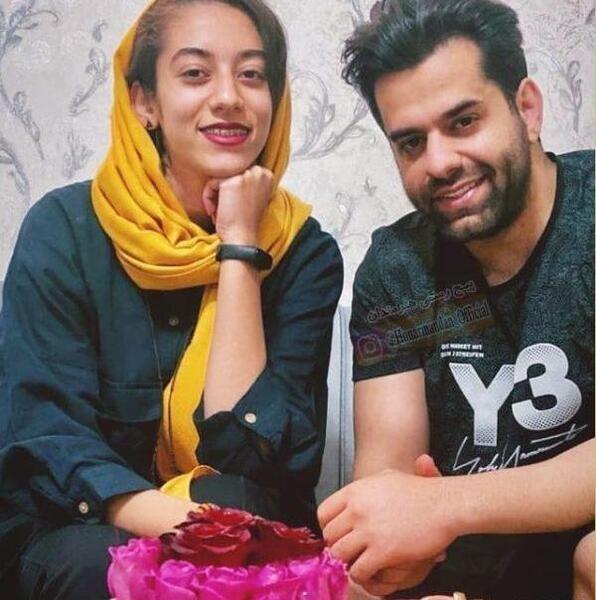 عکس زن رضا بهرام