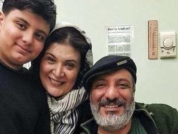 عکس امیر جعفری با خانواده اش