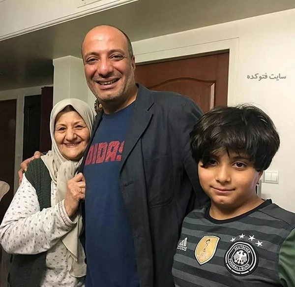 عکس امیر جعفری با خانواده اش