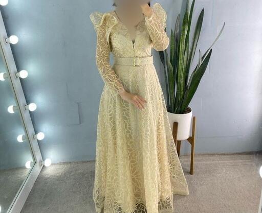 عکس لباس مجلسی زنانه طلایی