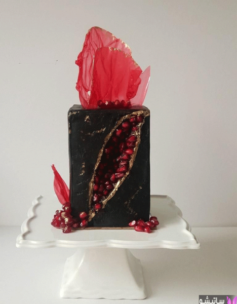 عکس کیک شب یلدا آسان