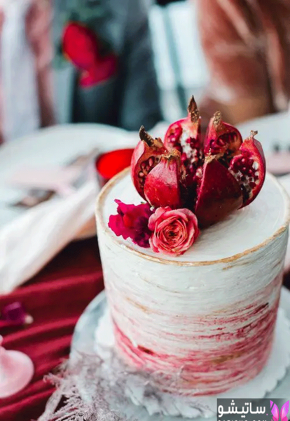 عکس کیک شب یلدا آسان