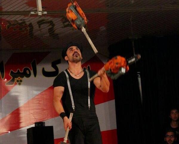 عکس مجری سیرک امپراطور اصفهان