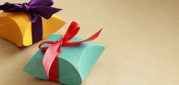 عکس شیرینی جعبه کادو
