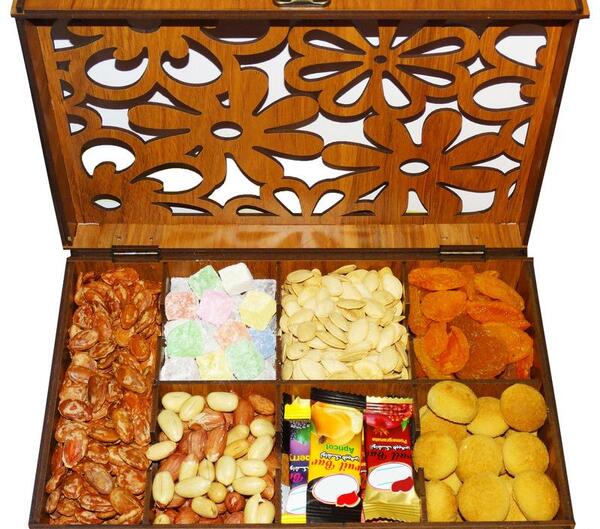 عکس شیرینی جعبه کادو