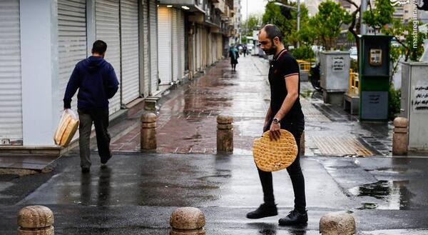 عکس باران تهران امروز