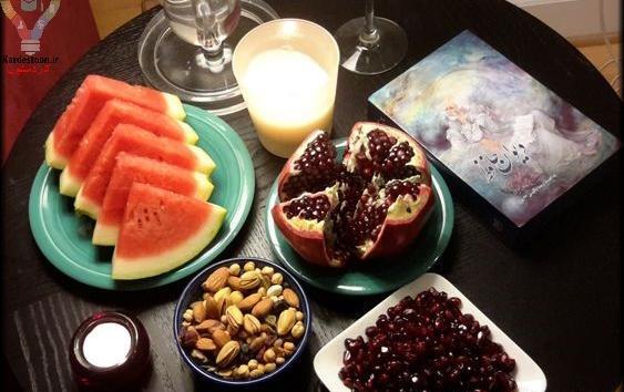 عکس سفره شب یلدا قشنگ
