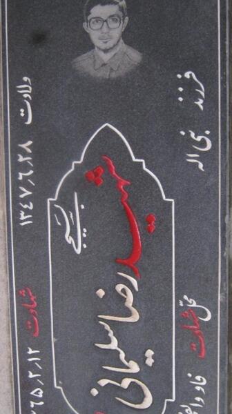 عکس شهید رضا سلیمانی