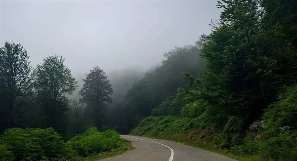 عکس جاده ماسال