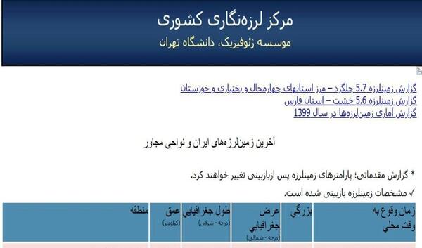 عکس تصاویر زلزله لافت
