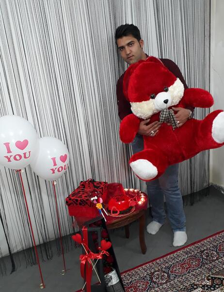 عکس سومین ولنتاین باهم بودنمون مبارک