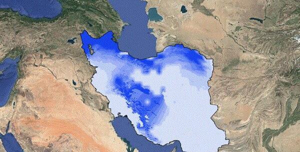 عکس نقشه هوایی ایران