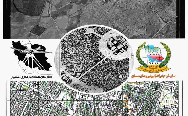 عکس نقشه هوایی ایران