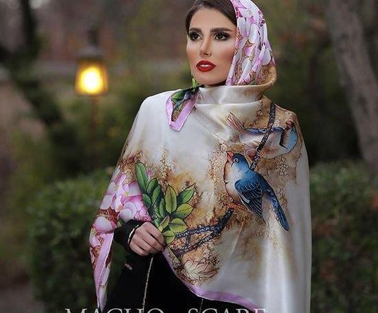 عکس روسری زنانه مجلسی