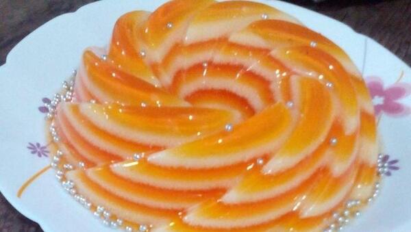 عکس ژله لایه ای