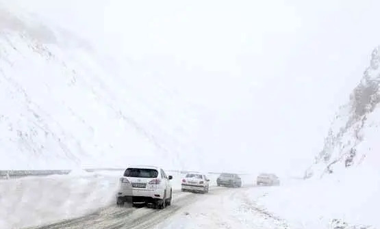 عکس برف طالقان