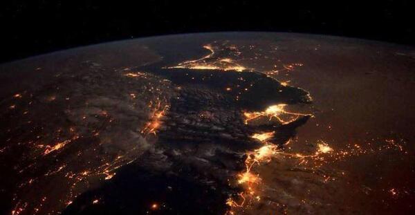 عکس هوایی خلیج فارس