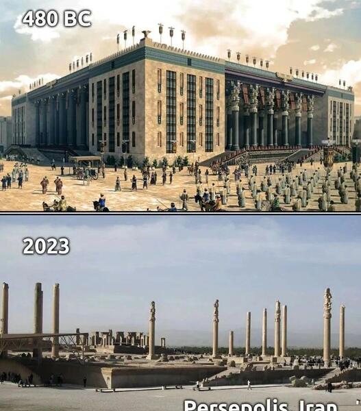 عکس تخت جمشید قدیمی