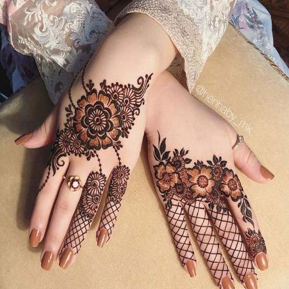 عکس حنا روی دست