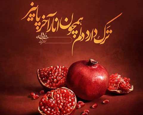 عکس انار پاییزی برای پروفایل