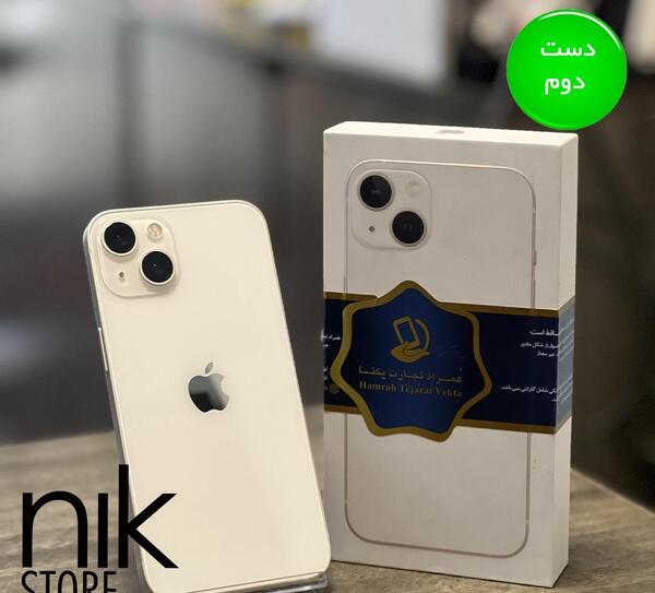 عکس گوشی ایفون ۱۳ سفید