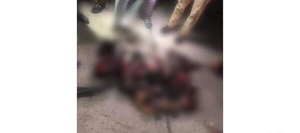 عکس حاج قاسم موقع شهادت