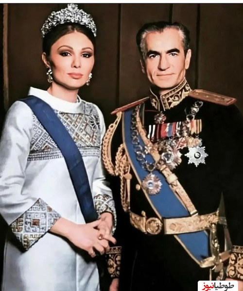 عکس شاه و خمینی