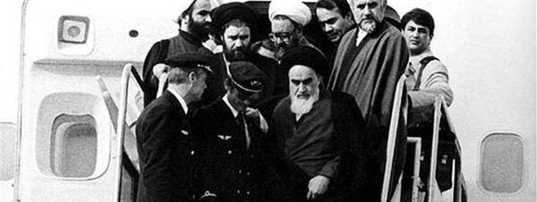 عکس شاه و خمینی