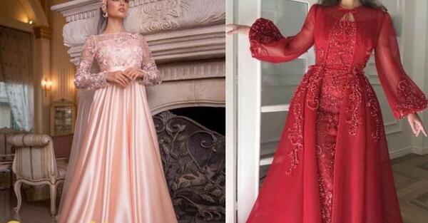 عکس لباس عروس گلبه ای