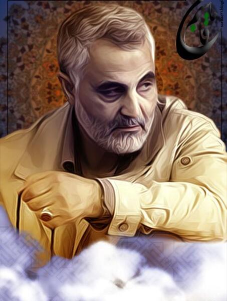 عکس حاج قاسم سلیمانی شیک