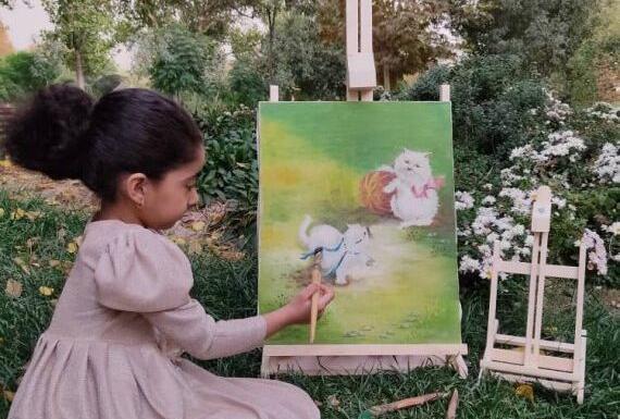 عکس نقاشی بچه گانه