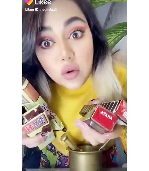 عکس نگین فضلی تیک تاکر