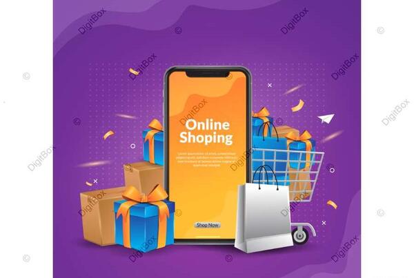 عکس نوشته آنلاین شاپ
