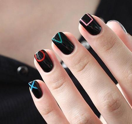 عکس لاک ژل سیاه