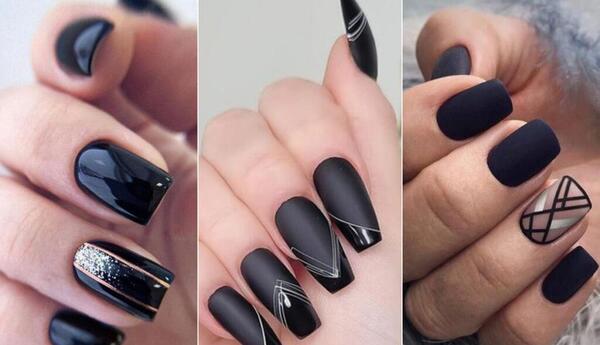عکس لاک ژل سیاه