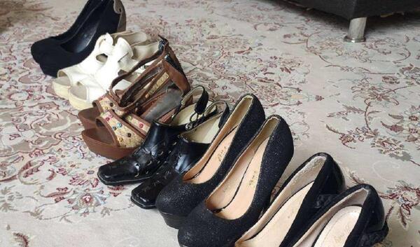 عکس کفش یک میلیاردی