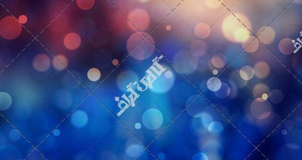 عکس آبی نورانی