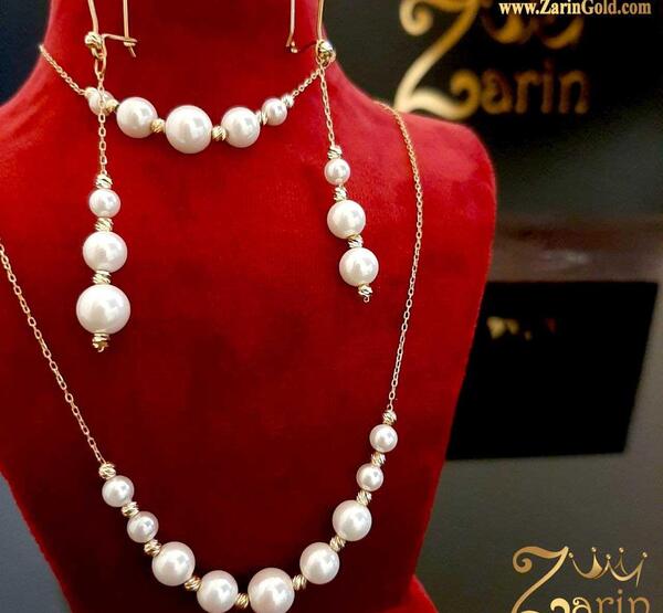 عکس نیم ست مروارید