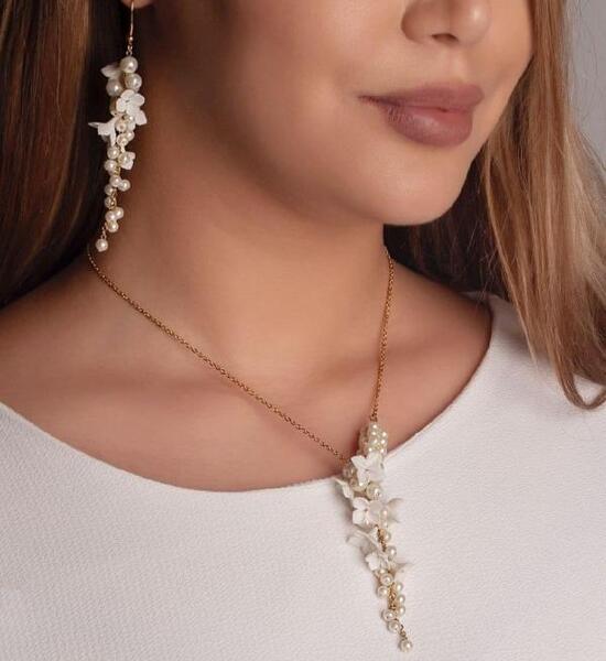 عکس نیم ست مروارید