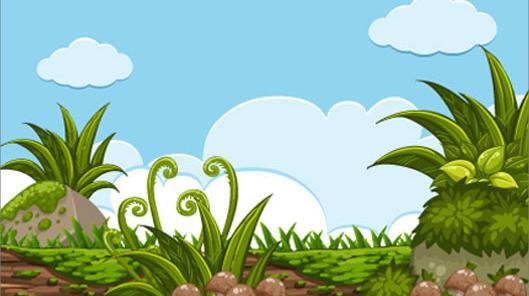 عکس پس زمینه جنگل کارتونی
