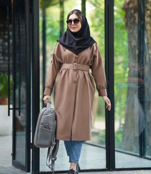 عکس مدل مانتو بلند دخترانه جدید