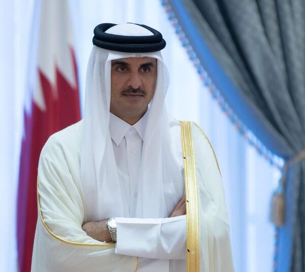 عکس همسر جدید امیر قطر