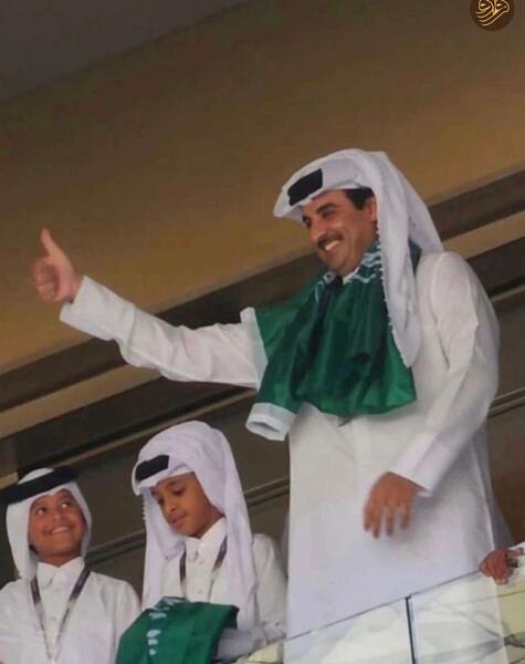 عکس همسر جدید امیر قطر