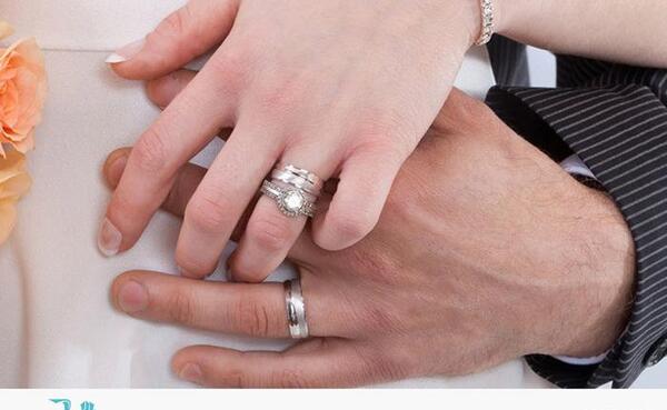 عکس حلقه ازدواج نوعروس