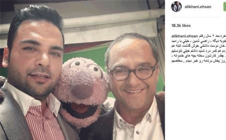 عکس رامبد جوان در کنار احسان علیخانی