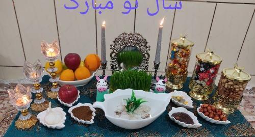 عکس از سفره هفت سین سال 1400