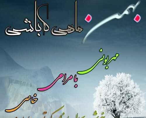 عکس نوشته آغاز پادشاهی بهمن ماهی ها